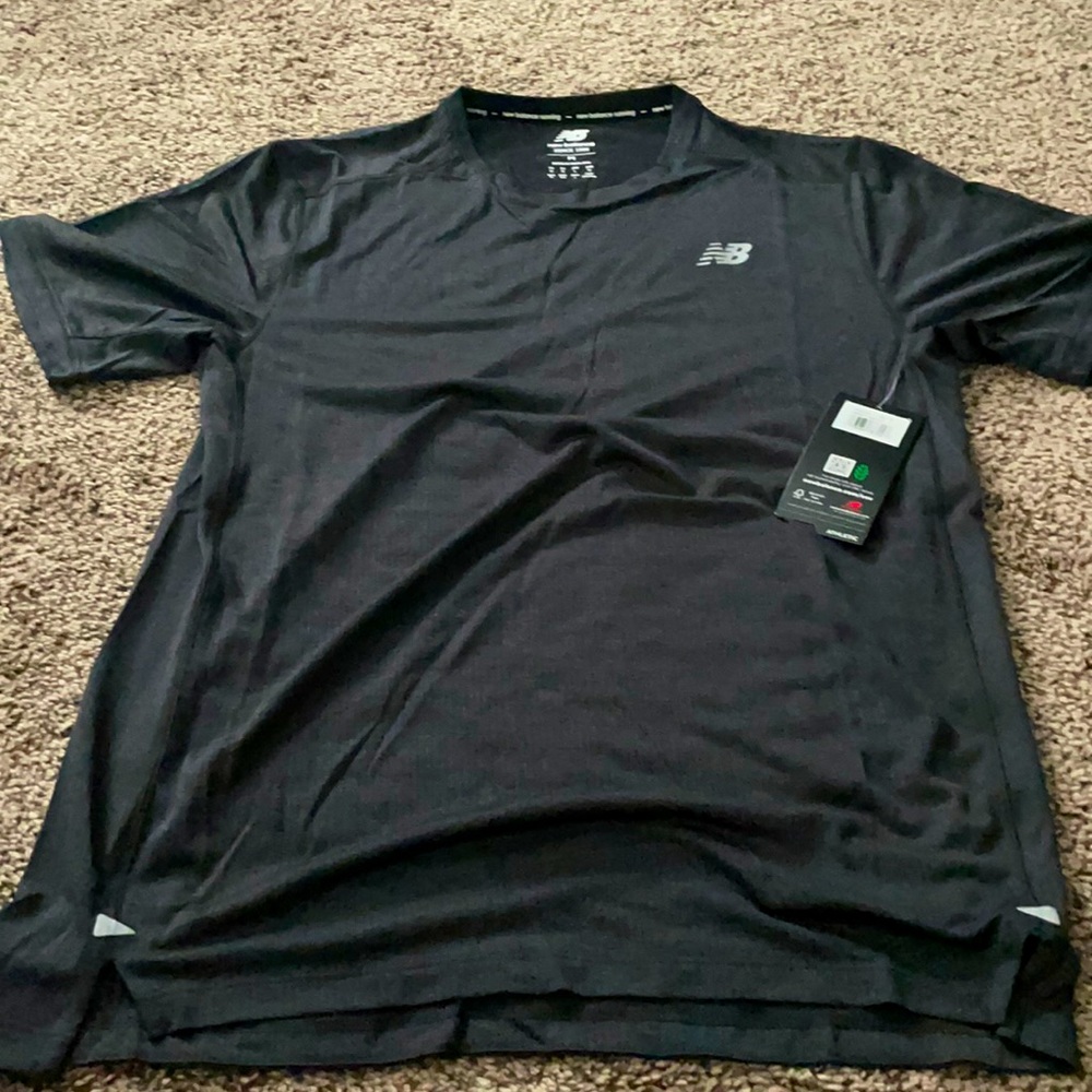 New balance black medium tshirt breathable